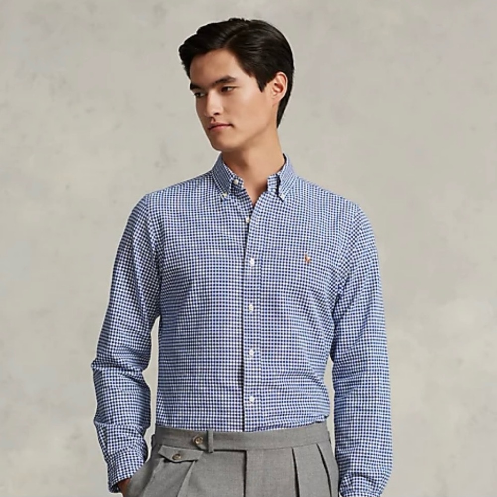 Ralph Lauren men’s small, classic fit button-down long sleeve shirt